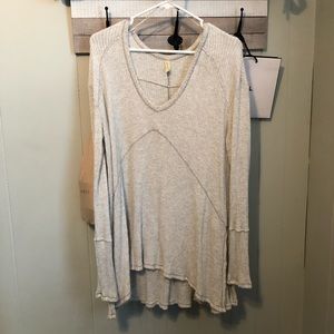 free people long sleeve light weight shirt